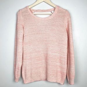 SoftGrey La Redoute Pink Keyhole Knit Sweater